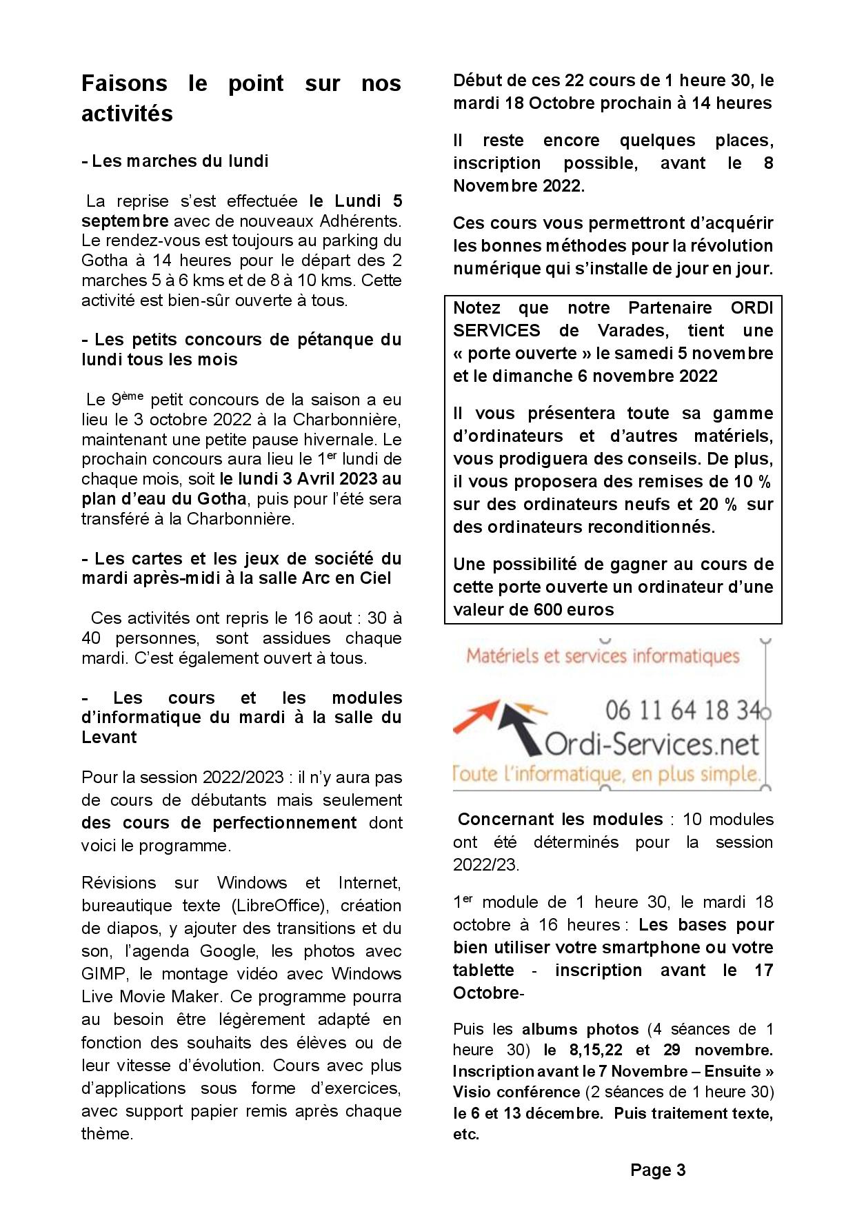 lettre n°15 octobre 2022 - page 03