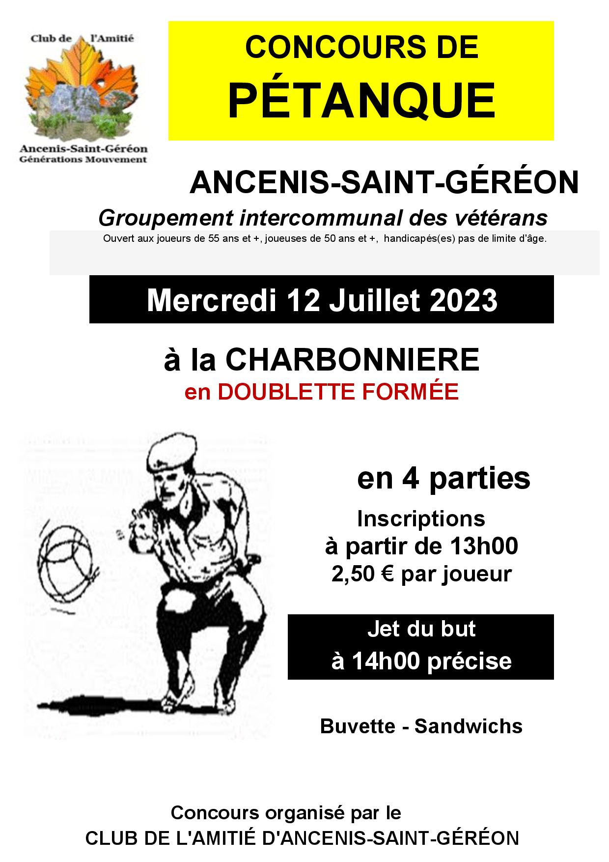 Concours pétanque 12-07-23
