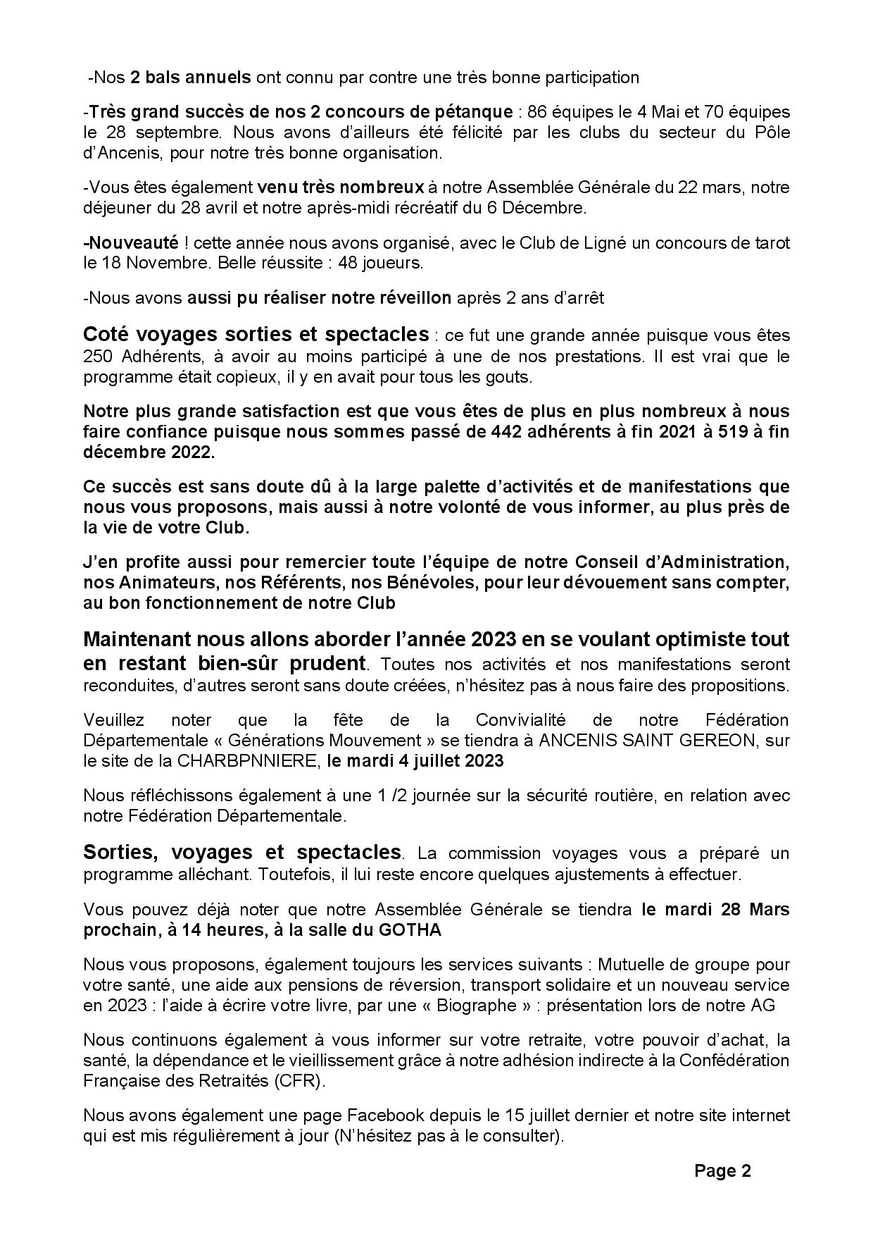 Lettre n°16 - janv. 2023 page 02